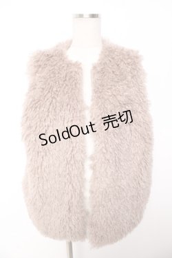 画像1: axes femme / カーリーファーベスト F モカ Y-26-01-07-062-AX-TO-SZ-ZY