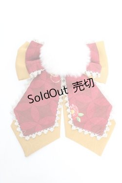 画像1: metamorphose / 風花のゆきうさぎリボンクリップ  アカ Y-26-01-07-008-ME-AC-SZ-ZY