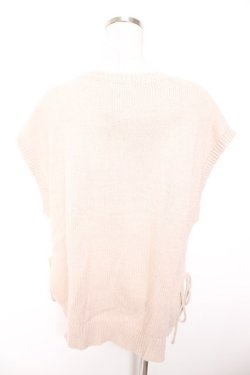 画像2: axes femme / ニットベストアンサンブル M ベージュ Y-26-01-07-064-AX-TO-SZ-ZY
