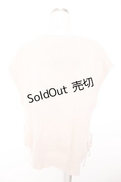 画像2: axes femme / ニットベストアンサンブル M ベージュ Y-26-01-07-064-AX-TO-SZ-ZY