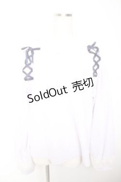 画像1: axes femme / レースアッププルオーバー M ラベンダー Y-26-01-07-068-AX-TO-SZ-ZY