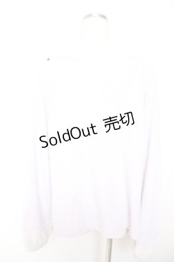 画像2: axes femme / レースアッププルオーバー M ラベンダー Y-26-01-07-068-AX-TO-SZ-ZY