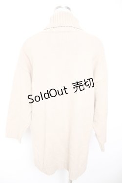 画像2: axes femme / ハーフジップデザインニット F ベージュ Y-26-01-07-070-AX-TO-SZ-ZI