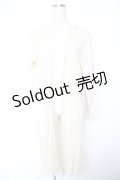 axes femme / ロングカーディガン M 生成り Y-26-01-07-084-AX-TO-SZ-ZI