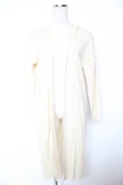 画像1: axes femme / ロングカーディガン M 生成り Y-26-01-07-084-AX-TO-SZ-ZY