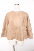 axes femme / スエード風ドルマンブルゾン M キャメル Y-26-01-07-099-AX-JA-SZ-ZY