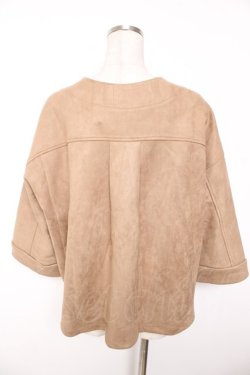 画像2: axes femme / スエード風ドルマンブルゾン M キャメル Y-26-01-07-099-AX-JA-SZ-ZY