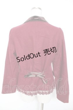 画像2: axes femme / ベストドッキングテーラージャケット M ワイン Y-26-01-07-101-AX-JA-SZ-ZI