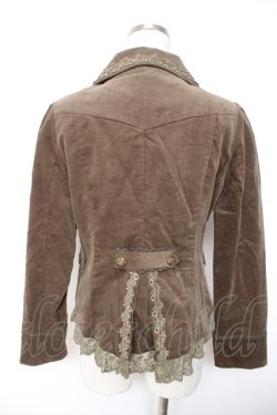 画像2: axes femme / コーディロイナポレオンジャケット M グリーン Y-26-01-07-102-AX-JA-SZ-ZY