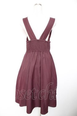 画像2: axes femme / アシンメトリーヘムジャンスカ M ワイン Y-26-01-07-108-AX-OP-SZ-ZY