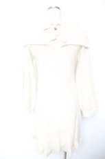 画像2: axes femme POETIQUE / オフショルニットワンピ M 生成りY-26-01-07-116-AX-OP-SZ-ZT589 (2)