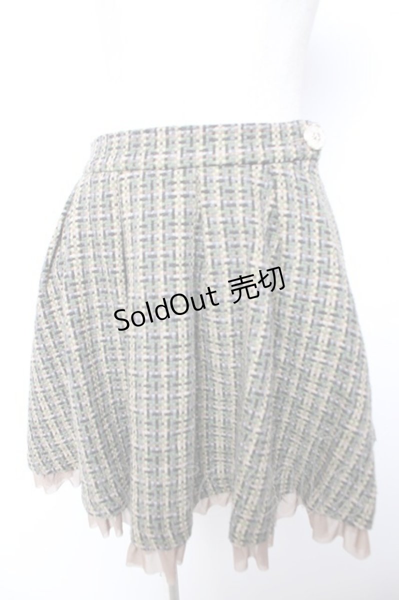 画像3: axes femme POETIQUE / ツイードセットアップ M グリーン Y-26-01-07-123-AX-OP-SZ-ZH (3)
