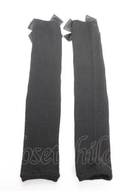 画像2: イモちゃんコラボ / ルーズレッグウォーマー  黒 Y-26-01-07-014-LO-ZA-SZ-ZY