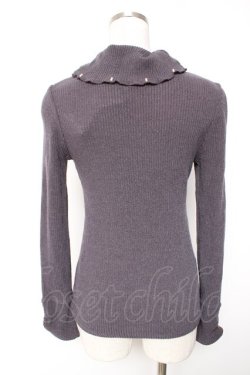 画像2: axes femme / フリルリブハイネックニット M キャメル Y-26-01-07-125-AX-TO-SZ-ZY