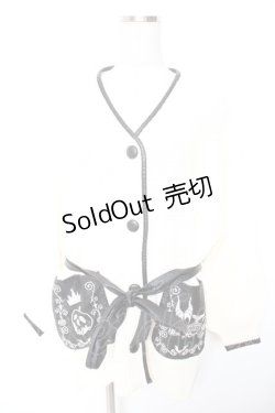 画像1: axes femme / ディズニーヴィランズ/カーディガン M 生成り Y-26-01-07-129-AX-TO-SZ-ZI