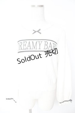 画像1: Pal elfy / リボン付きベビーニット F 白 Y-26-01-07-134-LO-TO-SZ-ZY