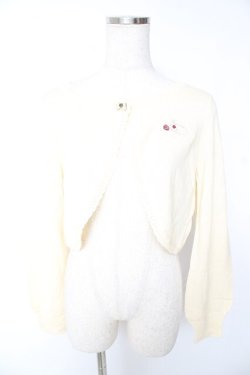 画像1: Secret Honey / 刺繍ボレロ  オフ Y-26-01-07-137-CA-TO-AS-ZY