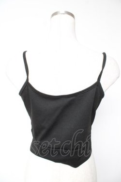 画像4: NOVESSEL / キャミ付きクロップドトップス F 白×黒(ゼブラ) Y-26-01-07-138-PU-TO-SZ-ZY