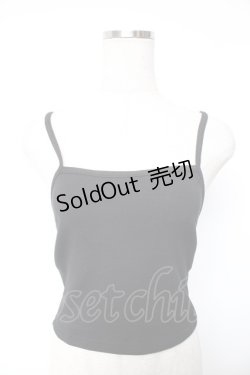 画像3: REFLEM / キャミソール付きボーダークロップドニット F レッド×ブラック Y-26-01-07-141-PU-TO-SZ-ZY