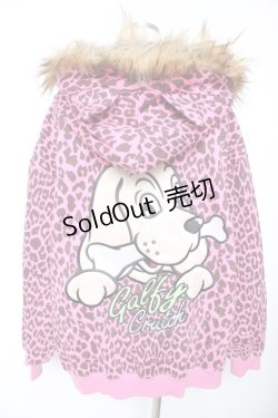 画像2: GALFY / 全ギャルの為のヒョウ柄ぱぁかぁ 中型犬(L) ピンク Y-26-01-07-142-PU-TO-SZ-ZY