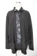 画像1: CIVARIZE / ネクタイ付き刺繍デザインシャツ F ブラック Y-26-01-07-145-GO-BL-SZ-ZY (1)