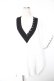 画像1: CIVARIZE / ステッチデザイン脇ファスナーニットベスト F 白 Y-26-01-07-147-GO-TO-SZ-ZY (1)