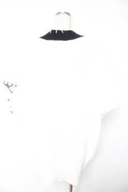 画像2: CIVARIZE / ステッチデザイン脇ファスナーニットベスト F 白 Y-26-01-07-147-GO-TO-SZ-ZY