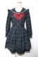 画像1: Secret Honey / チェックセーラーワンピース  グリーンｘ紺 Y-26-01-07-148-CA-OP-AS-ZY (1)