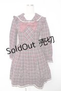 Secret Honey / チェックワンピース  赤ｘ紺 Y-26-01-07-149-CA-OP-AS-ZY