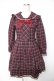 画像1: Secret Honey / チェックワンピース  赤ｘ紺 Y-26-01-07-149-CA-OP-AS-ZY (1)