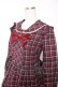 画像3: Secret Honey / チェックワンピース  赤ｘ紺 Y-26-01-07-149-CA-OP-AS-ZY (3)