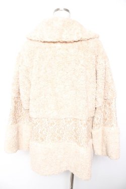 画像2: axes femme NOSTALGIE / 切り替えファーコート M ベージュ Y-26-01-07-158-AX-CO-SZ-ZY