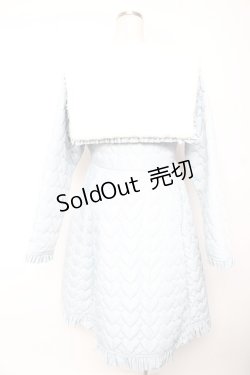 画像2: axes femme Kawaii / ハートキルティングコート M サックス Y-26-01-07-159-AX-CO-SZ-ZI