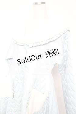 画像3: axes femme Kawaii / ハートキルティングコート M サックス Y-26-01-07-159-AX-CO-SZ-ZI