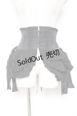 画像1: Sheglit / オーバースカートコルセット M ブラック Y-26-01-07-165-EL-ZA-SZ-ZY