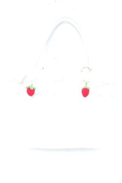 画像1: Alice Mashiro / 眞白ありす/リボンモチーフバッグ  白 Y-26-01-07-021-LO-BG-SZ-ZY