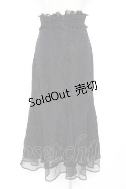 画像3: Rojita / ビジュ釦付き総レースマーメイドスカート F 黒 Y-26-01-07-166-LO-SK-SZ-ZY