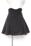 pium / ハイウエストボックスタックミニスカート F 黒 Y-26-01-07-167-LO-SK-SZ-ZY