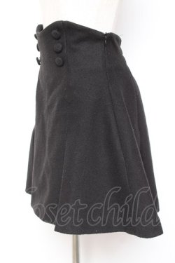 画像2: pium / ハイウエストボックスタックミニスカート F 黒 Y-26-01-07-167-LO-SK-SZ-ZY