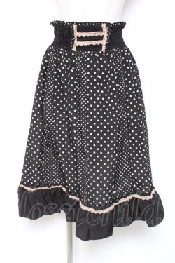 画像1: axes femme / 3WAYドットスカート M 黒 Y-26-01-07-171-AX-SK-SZ-ZY
