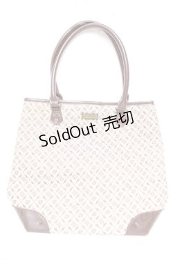 画像1: axes femme / 異素材コンビトートバッグ  ベージュ Y-26-01-07-022-AX-BG-SZ-ZY