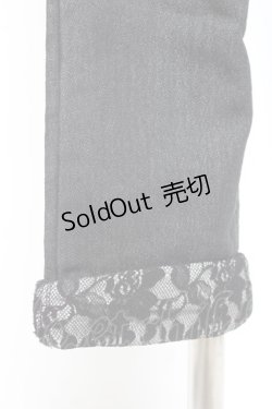 画像4: axes femme / ドビーデニムボーイズパンツ L 黒 Y-26-01-07-174-AX-PA-SZ-ZY