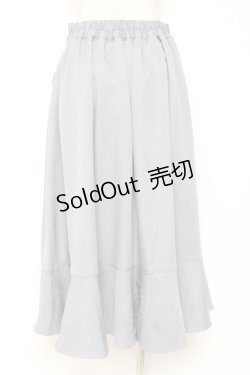 画像3: axes femme POETIQUE / ラッフルフリルラップ風スカート M ブルーグレー Y-26-01-07-175-AX-SK-SZ-ZY