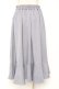 画像3: axes femme POETIQUE / ラッフルフリルラップ風スカート M ブルーグレー Y-26-01-07-175-AX-SK-SZ-ZY (3)