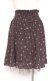 画像2: axes femme POETIQUE / 雪の結晶スカート M 茶 Y-26-01-07-185-AX-SK-SZ-ZY (2)