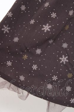 画像4: axes femme POETIQUE / 雪の結晶スカート M 茶 Y-26-01-07-185-AX-SK-SZ-ZY