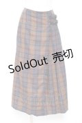 axes femme / タータンチェックロングスカート M コン Y-26-01-07-187-AX-SK-SZ-ZS