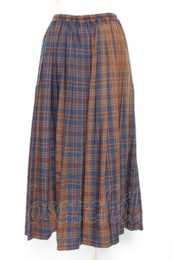 画像2: axes femme / タータンチェックロングスカート M コン Y-26-01-07-187-AX-SK-SZ-ZY