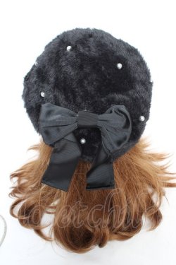 画像1: Lovely Tency / 眞白ありすコラボ リボンベレー帽  ピンク Y-26-01-07-027-LO-AC-SZ-ZY