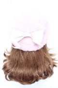 Lovely Tency / 眞白ありすコラボ リボンベレー帽  ピンク Y-26-01-07-028-LO-AC-SZ-ZY